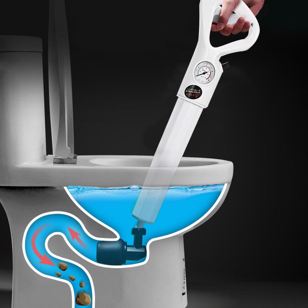 WCKolben Elektrische Toilette Verstopfungsentferner Abflussreiniger Hochdruck Luft Abfluss Blaster Kolben für Badezimmer Elektrische Hochdruck Luftpistole für verstopftes Badezimmer WC Badewanne