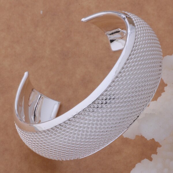 AB146 Heißer Sterling armreif Armbinde, schmuck Bogen/akbajbia amrajdya silber farbe