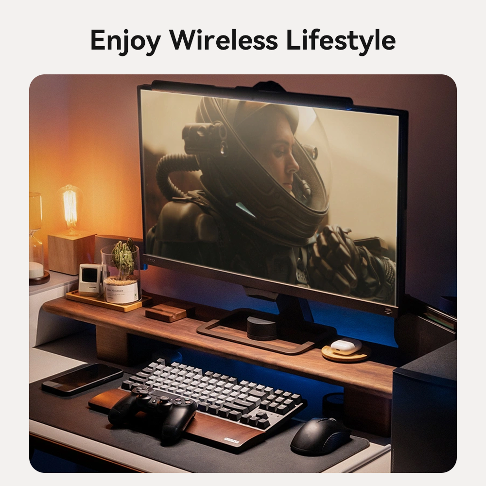 KEBIDUMEI USB Bluetooth Adapter Bluetooth 6.0 Dongle for PC Windows 8.1/10/11 Driver Free for Mice Keyboard Headphone Speaker