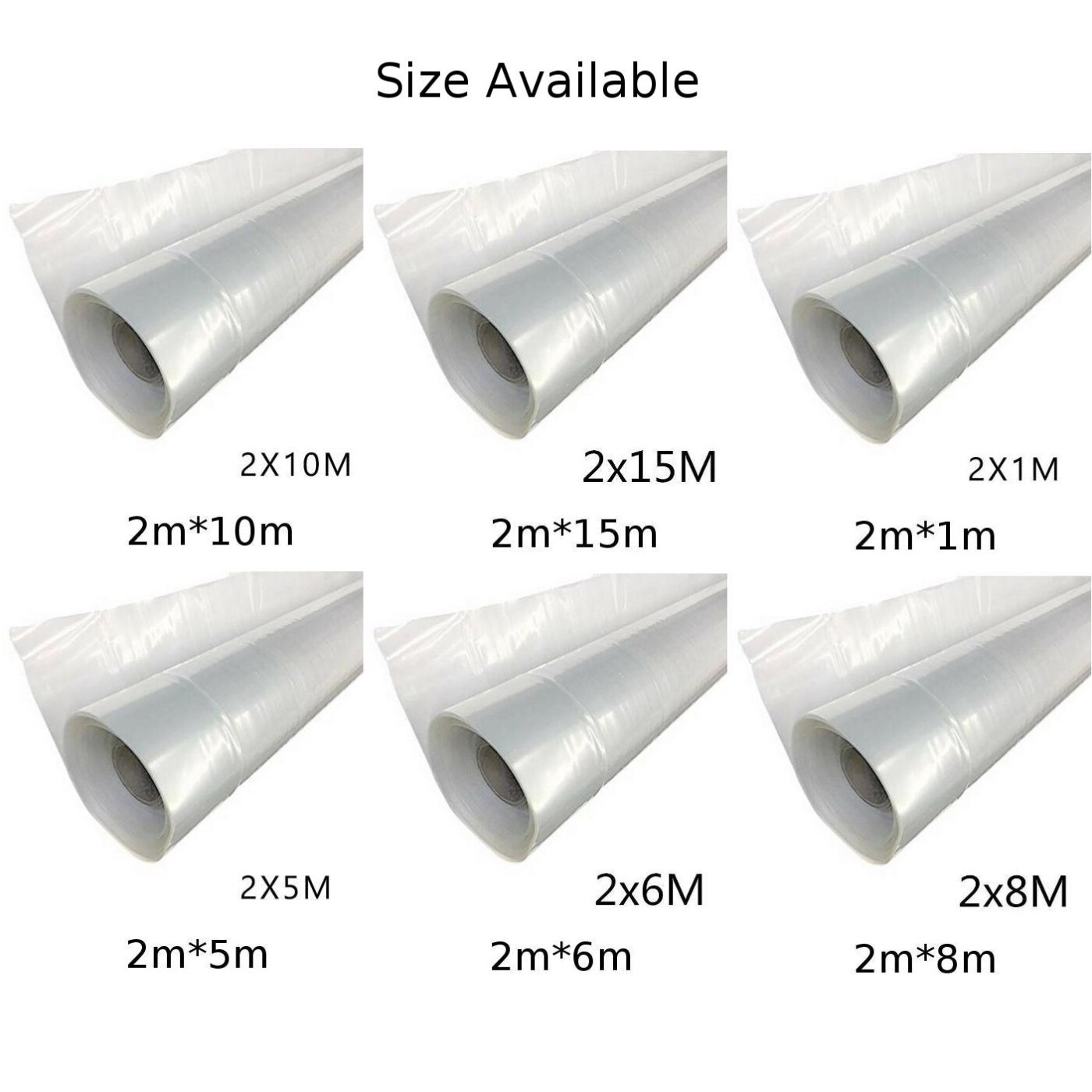 PE Greenhouse Film Transparent Garden Replace Replacement Clear Plastic Greenhouse Poly Film yard Mini House for Vegetables