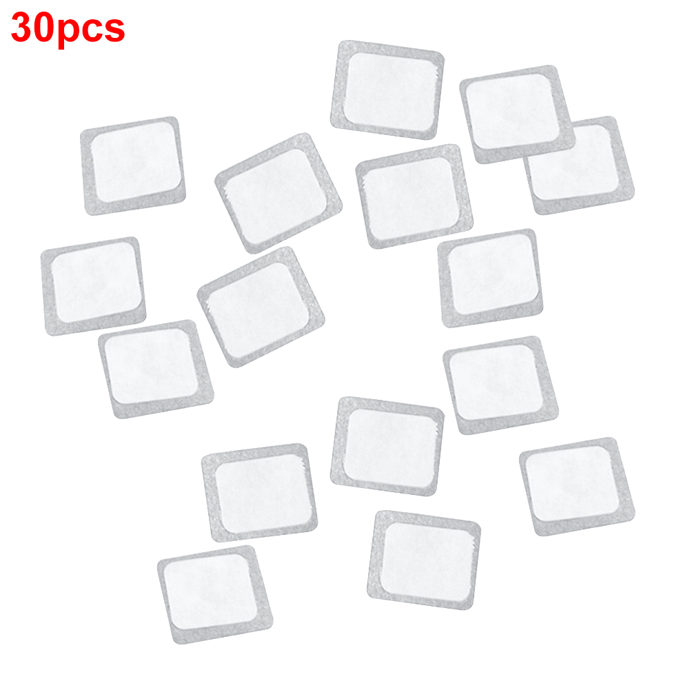 30 st smink hem kosmetika tomt rund ögonskugga verktyg för magnetisk palett metall klistermärke fyrkantig tätt diy: 2