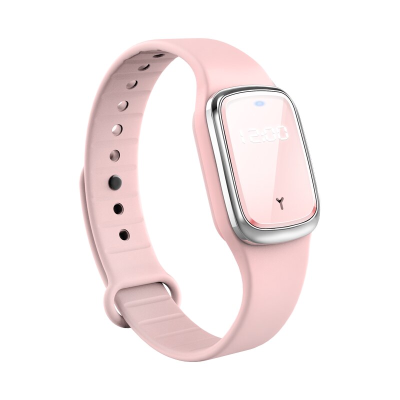 Reloj de pulsera ultrasónico, repelente de insectos y mosquitos, repelente de insectos, para exteriores, para hombre y mujer: white