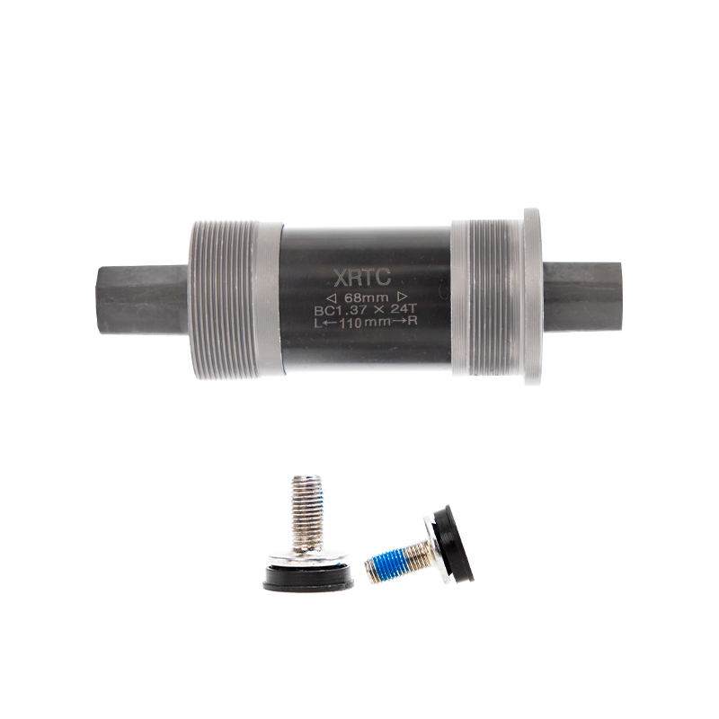 Bike Bottom Bracket,Square-Taper Bottom Bracket 68mm, 110/118/120/122/127MM: WHITE