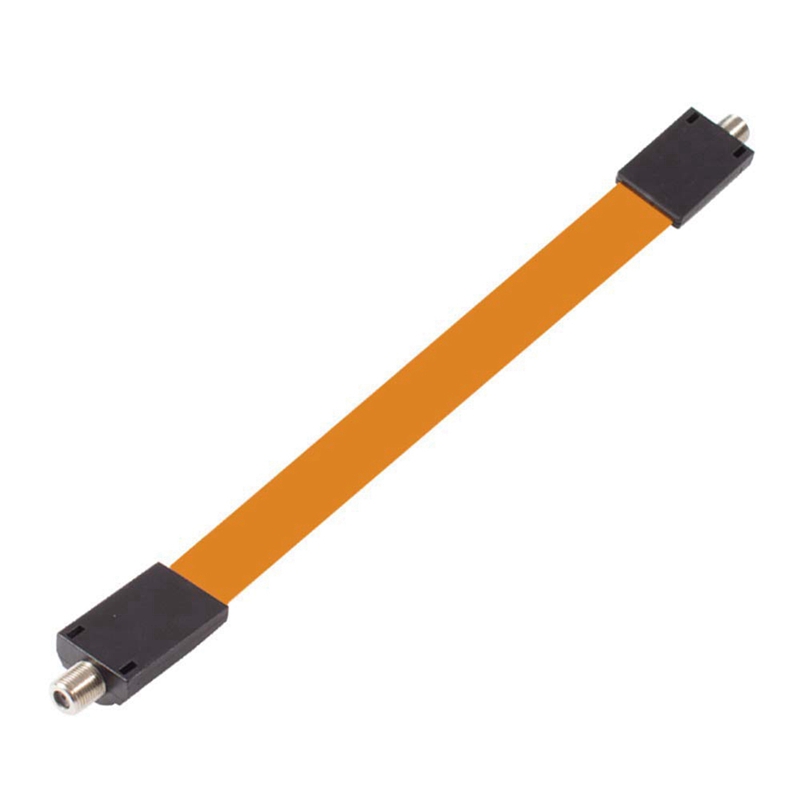 Cable plano fantasma, RG6, Cable Coaxial extremo delgado plano para ventana y puerta (2 paquetes)