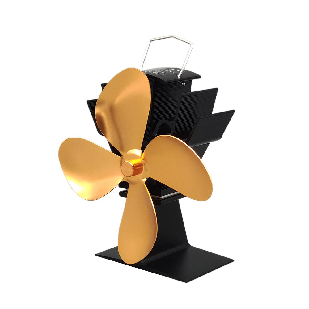 4 lames énergie thermique brûleur ventilateur chaleur conduite Circulation Eco hiver amical calme maison efficace Distribution de chaleur