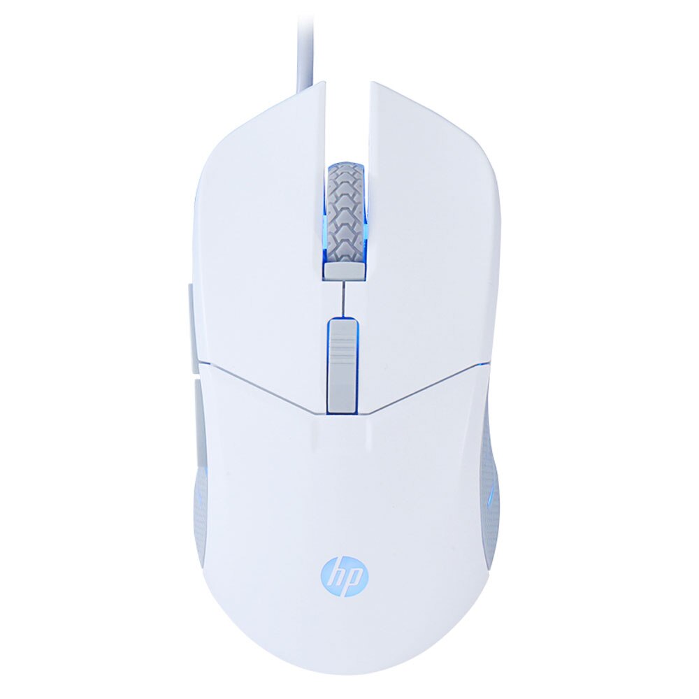 HP G260 RGB LED Light Wired Gaming Mouse Macro Ergonomic 5500 DPI Mouse for PC Computer Laptop Silent Mause Mice: White normal