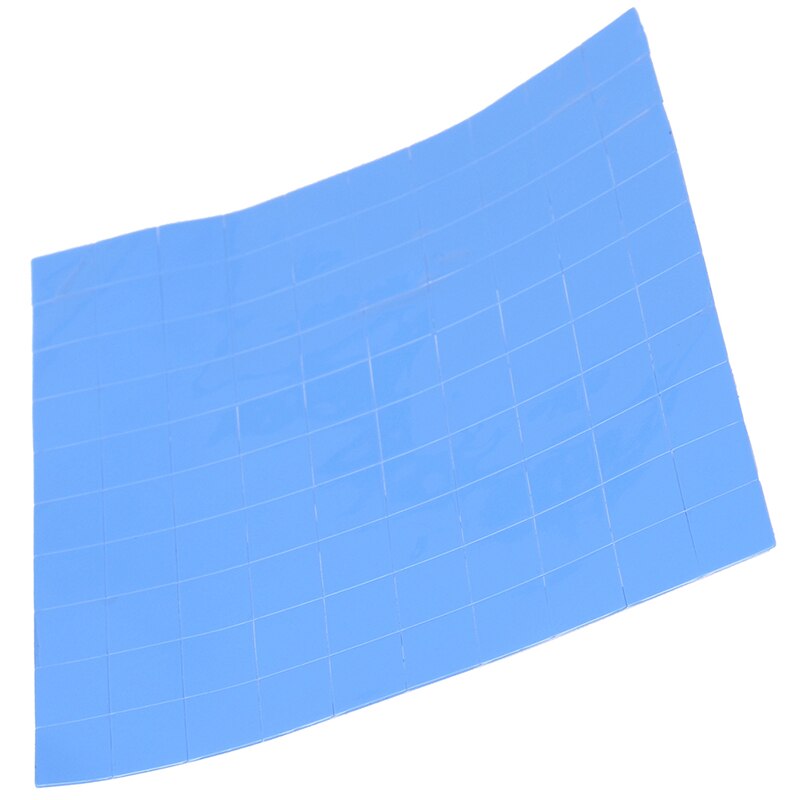 100 pièces Pad Thermique GPU DISSIPATEUR THERMIQUE POUR PROCESSEUR De Refroidissement Conducteur Coussin En Silicone 10*10*0.5mm
