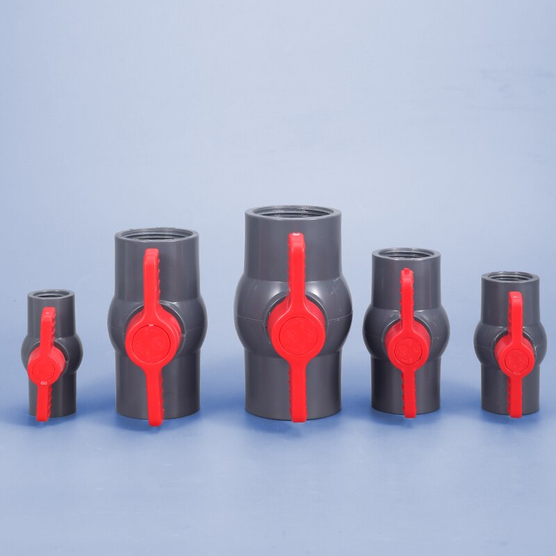 1PCS PVC Pipe Union Valve Water Pipe Fittings Ball Valve Garden Irrigation Pipe Connector Aquarium Adapter 20/25/32/40/50mm