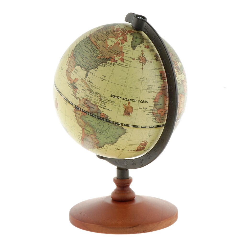 14CM World Earth Globe Map Geography Globes for Desktop Decoration Education Home Office Aid Miniatures Kids