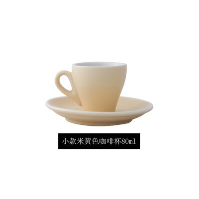 Espressokop italiensk lille keramisk latte cappuccino kop underkop sæt enkelt mini espresso kaffebar cafe drikkevarer: 11
