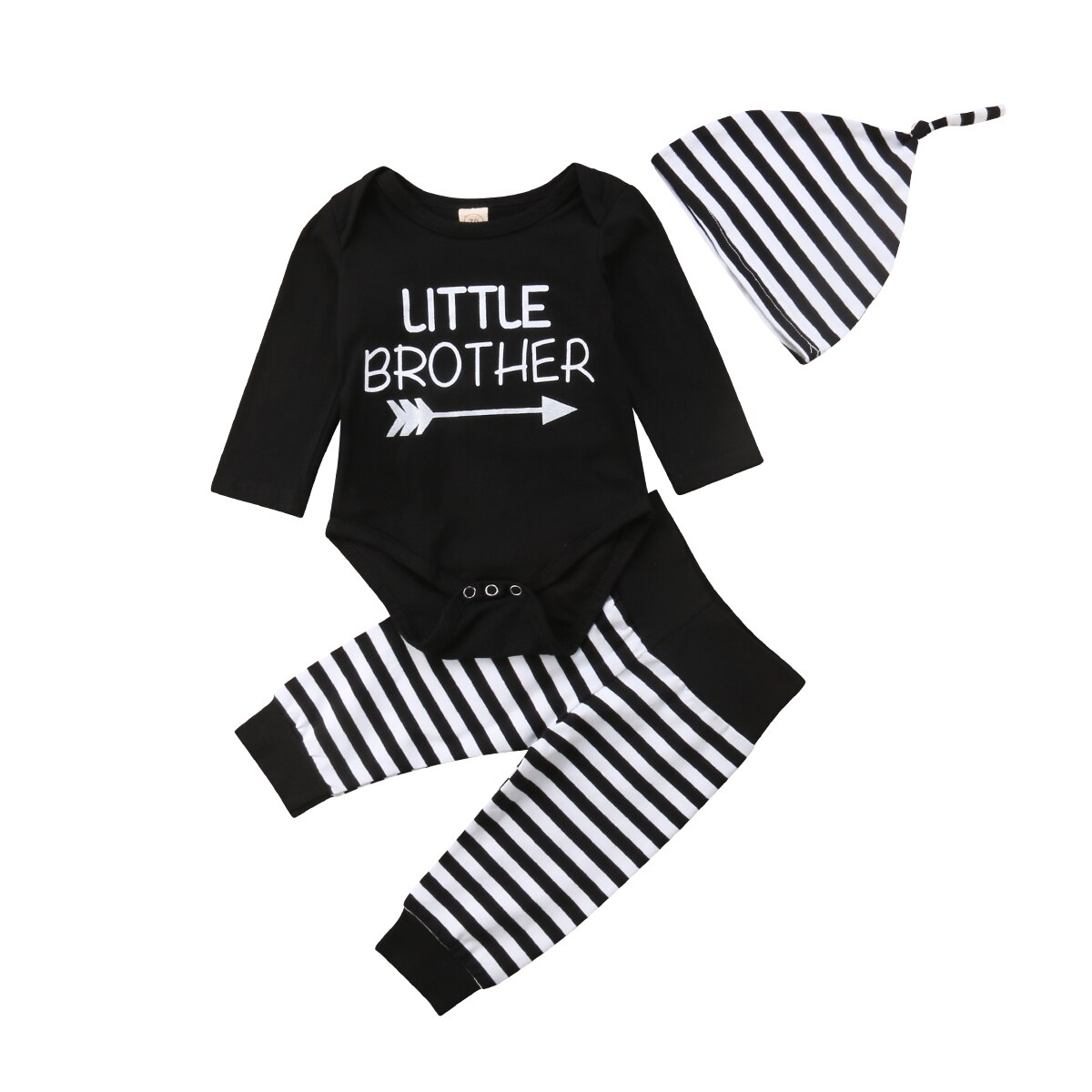 Brothers Familie Bijpassende Kids Baby Jongen Grote Broertje T-shirt Romper + Broek Outfits 0-5Y: 3 Months