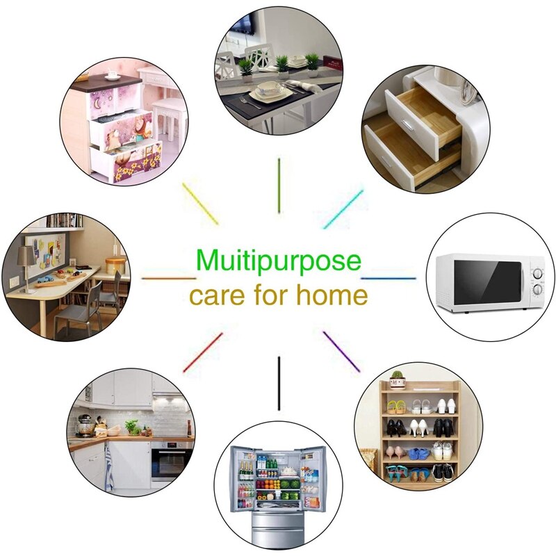 12 stuks koelkastmatten, anti-aanbak, multifunctionele basis voor doe-het-zelf, kastmat, schoenmat, tafelmat, lademat