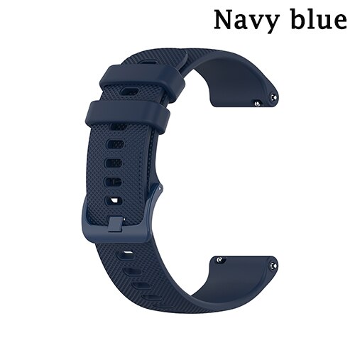 Horloge Wrist Band Voor Garmin Venu Sq 2 Plus Smart Polsband Voor Garmin Vivomove Sport/Venu/Vivoactive3 siliconen Armband Riem: Navy blue