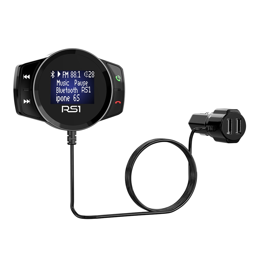 Handsfree Bluetooth Car Kit Led Screen Display Adapter Ontvanger Auto Luidspreker Fm Zender Voor Telefoon Handsfree