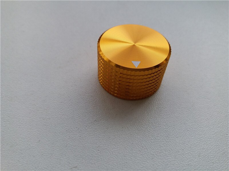 4 stk aluminium knott gitter ananas potensiometer knott 25*15.5*6mm kaps volum knott bryter sølv/svart/rød rørforsterker: måke
