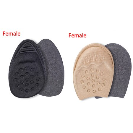 Women Men Pain Relief Forefoot Insert Half Insoles Non-slip Sole Shoe Cushion Reduce Padded Front Foot Pads for Shoes Inserts: A3
