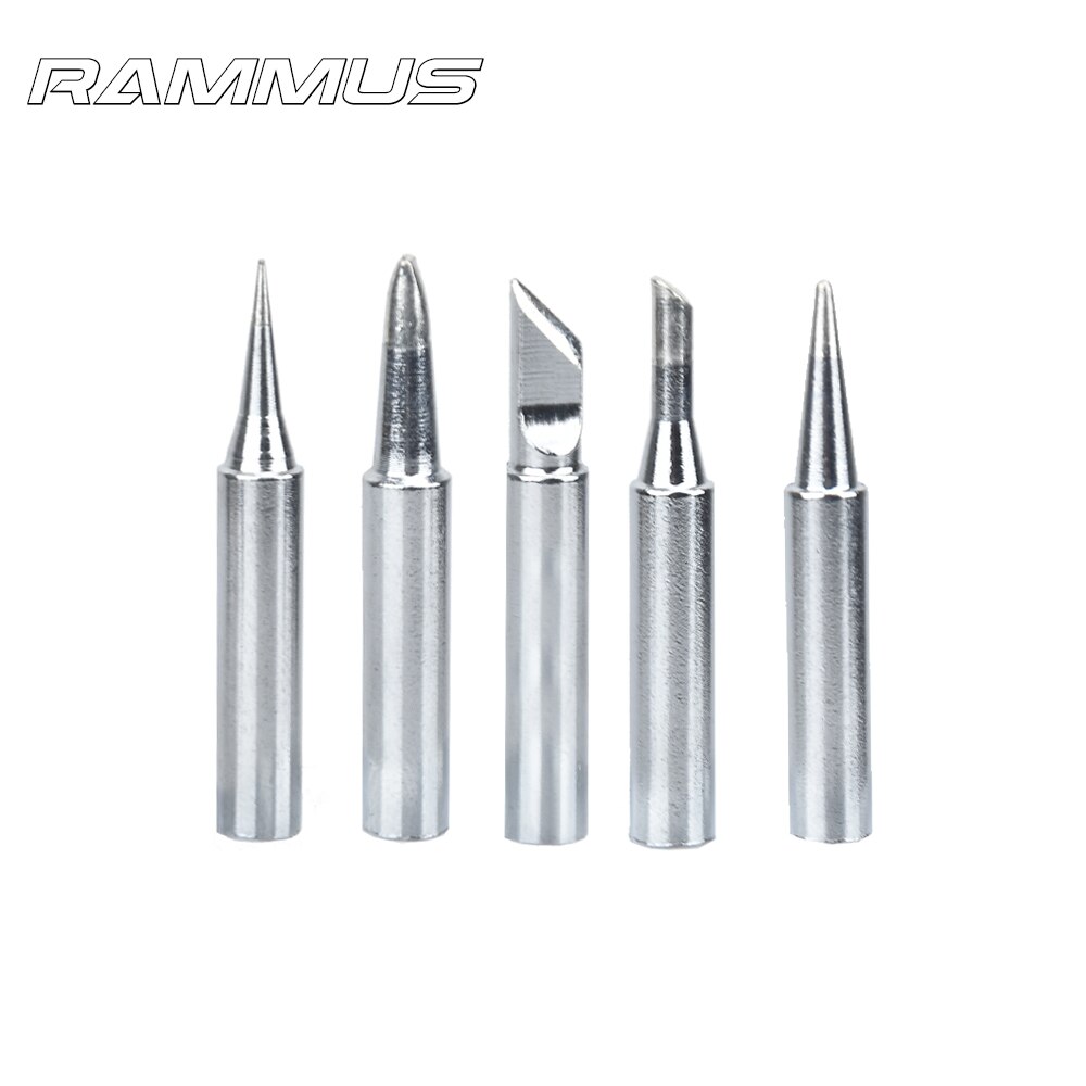 Universal 5pcs 900M-T Lead-free Soldering Tips DIY Welding Solder Replacement Head Iron Tips DIY Repair Tool Set