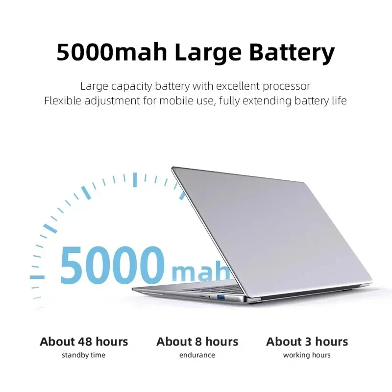 Portable i7 Windows 11 Laptop Computer PC 14.1" 1920*1080 Notebook 12GB RAM 1TB 2TB SSD Intel Core i7 7500U Gaming Laptops