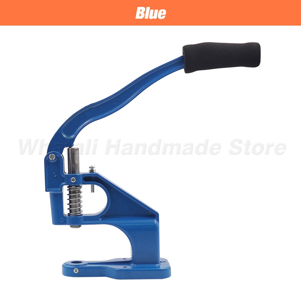 Moule en forme de dôme rond, Rivets, pointes, Kits de têtes de clous avec presse à main, Machine pour chaussures, sacs et vêtements, maroquinerie, 6/8/10/12mm: Blue Machine