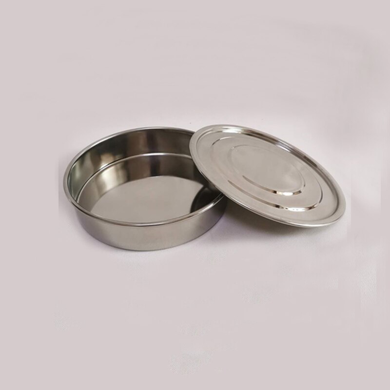 1 set Lid+Bottom+Test Sieve Dia 20 cm Galvanized Cover And Container For Laboratory Sampling Inspection Pharmacopeia Sieve