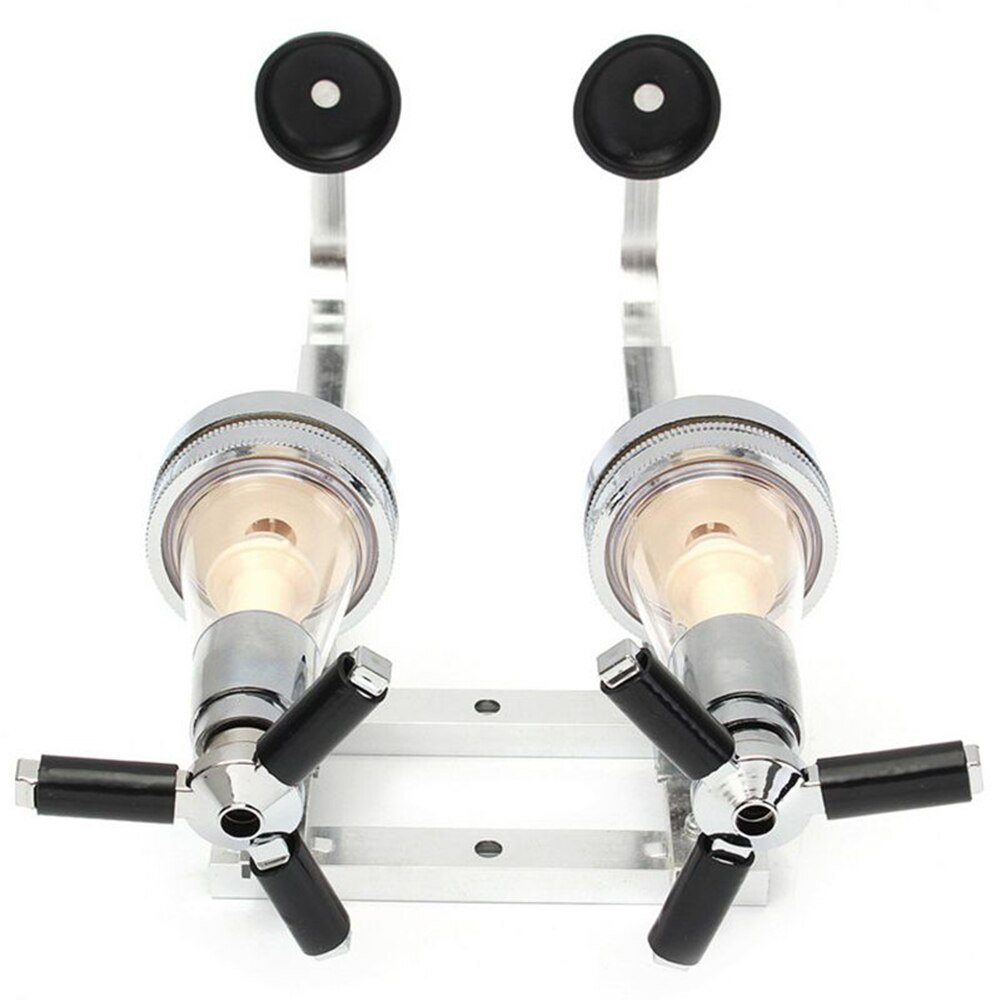 25ml 30ml 45ml Wall Mounted Stand 2 Head Bottle Wine Beer Dispenser Home Bar Leak-proof Reusable Drinks Pourer Rack Shelf