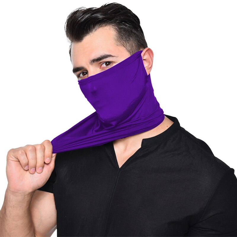 Bandana exterior para exterior, a prueba de polvo boca proteger bufanda Magic Neck Gaiters Cosplay Bandana senderismo bufandas