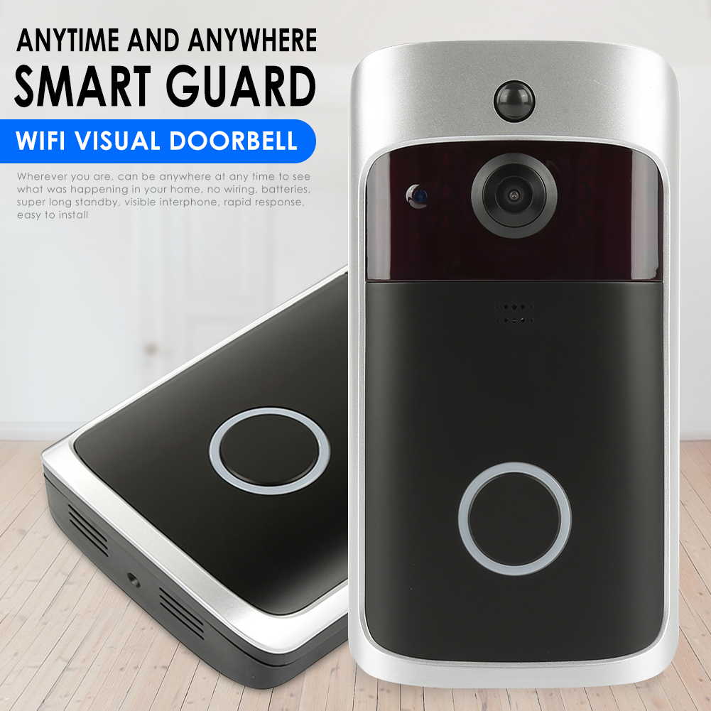 Ousu Smart Wifi Video Deurbel Camera Visuele Intercom Met Chime Lager Verbruik Power Deurbel Draadloze Home Security Camera