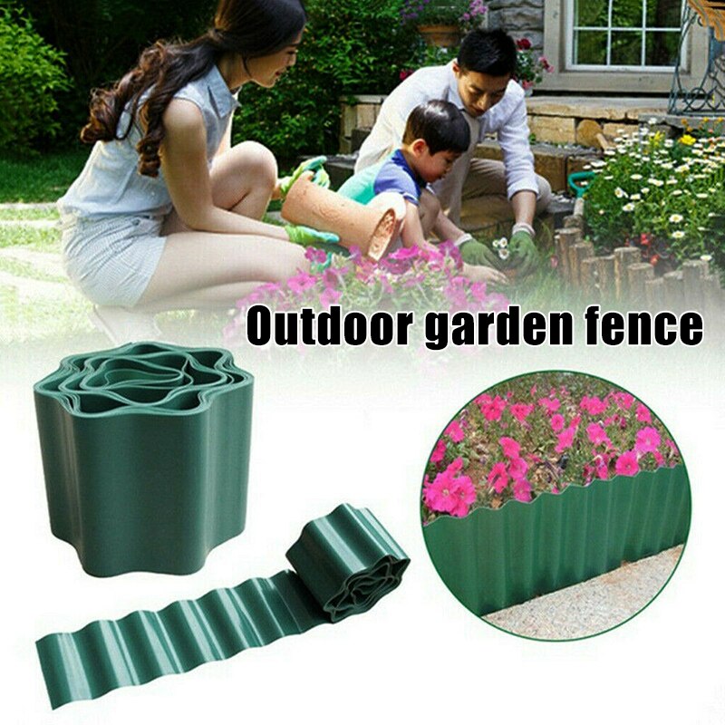 Plastic Lawn Border Fence Garden Grass Edge Border Fence Wall Roll Best Price