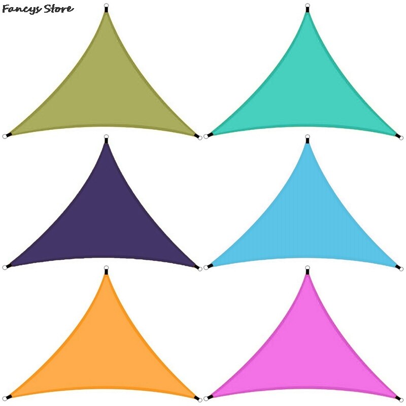 3M Triangle Sun Shade Sail Canopy For Block Sun Shelter For Outdoor Facility Activities Backyard Awning Swimming Pool Villa