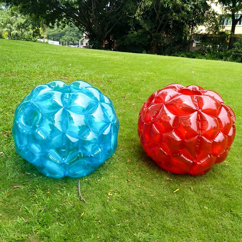 iPiggy 60CM Inflatable Bubble Bumper Balls Body Collision Bumper Ball Tpu Friendly For Kids Outdoor Activity Body Punching Ball