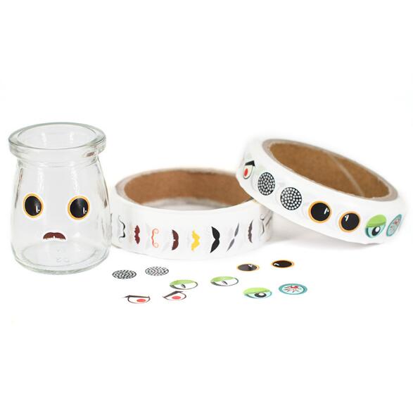 Oog Stickers Met Lijm Zwart En Wit Gekleurde Neus Steken Kinderen Handleiding Diy Activiteiten Materiaal BS95