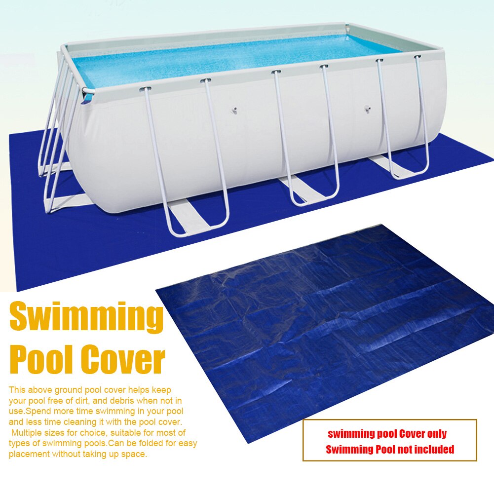 Waterproof Outdoor Garden Swimming Pool Cover PE UV Protection Thermal Blanket Dustproof Keep Clean Mat Above Ground Durable