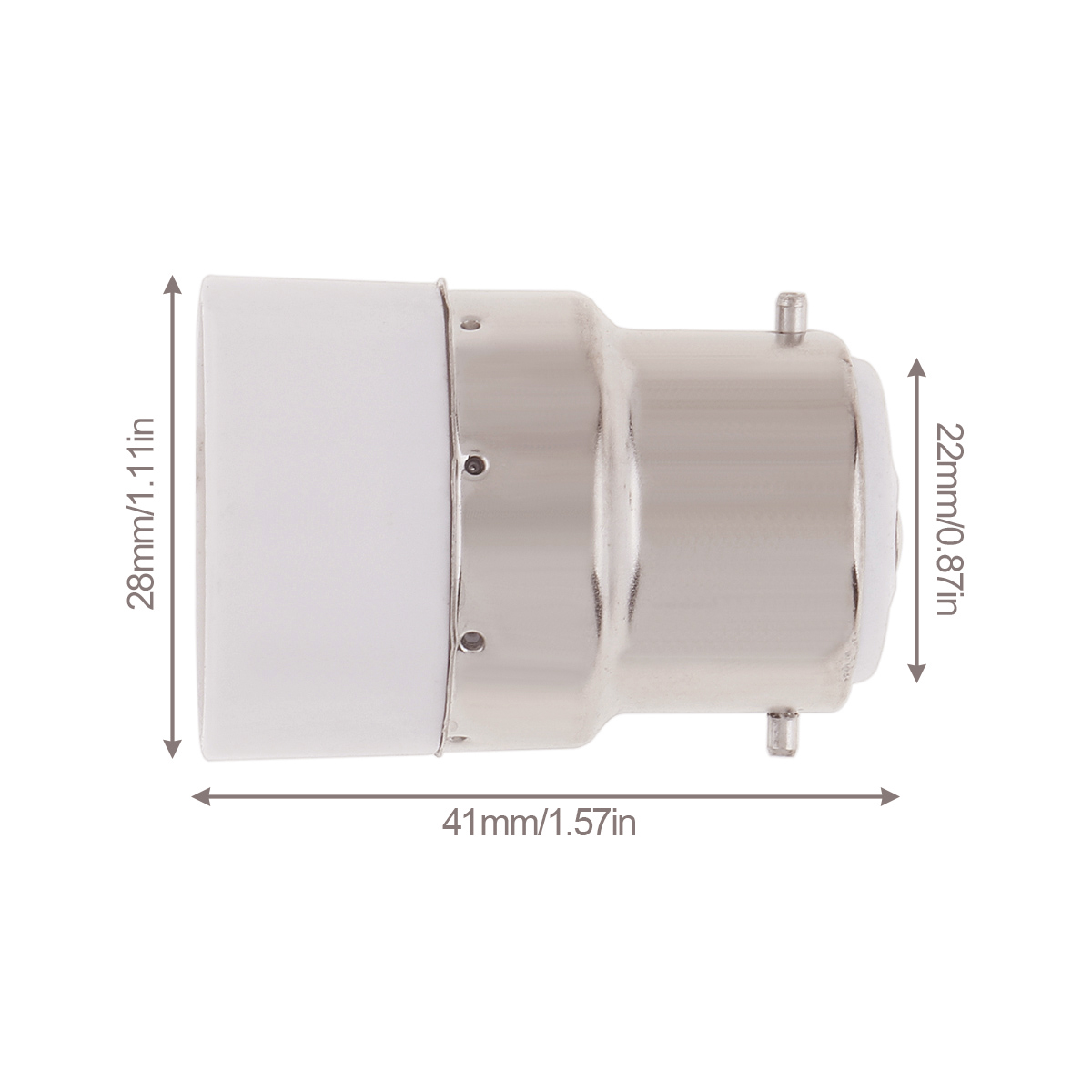 B22 Naar E14 Led Lampvoet Houder Contactdoos Adapter Universele Lichtomvormer B22 Naar E14 Led Lamp Lamp Socket Houder