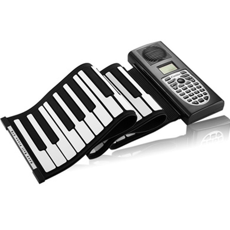 Electric Roll Up Piano Portable Foldable 61 Keys Electronic Music Keyboard Piano