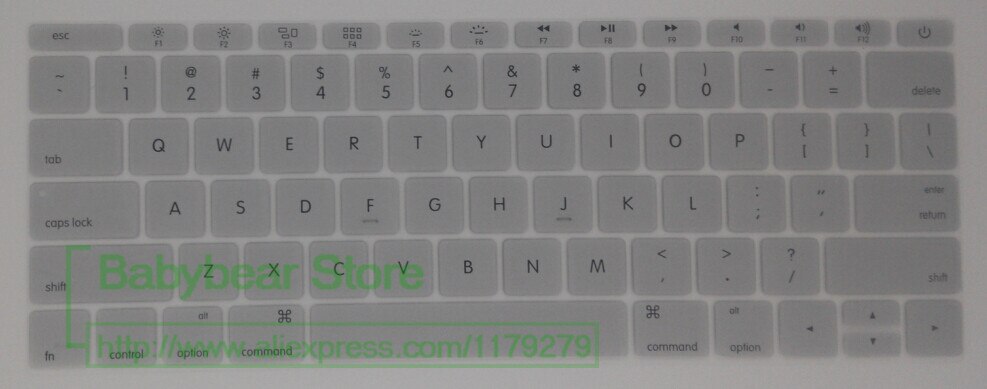 Til macbook 12 " usa ansi tastaturbeskytter engelsk tastaturcover til mac book retian 12 '' air 12 tommer