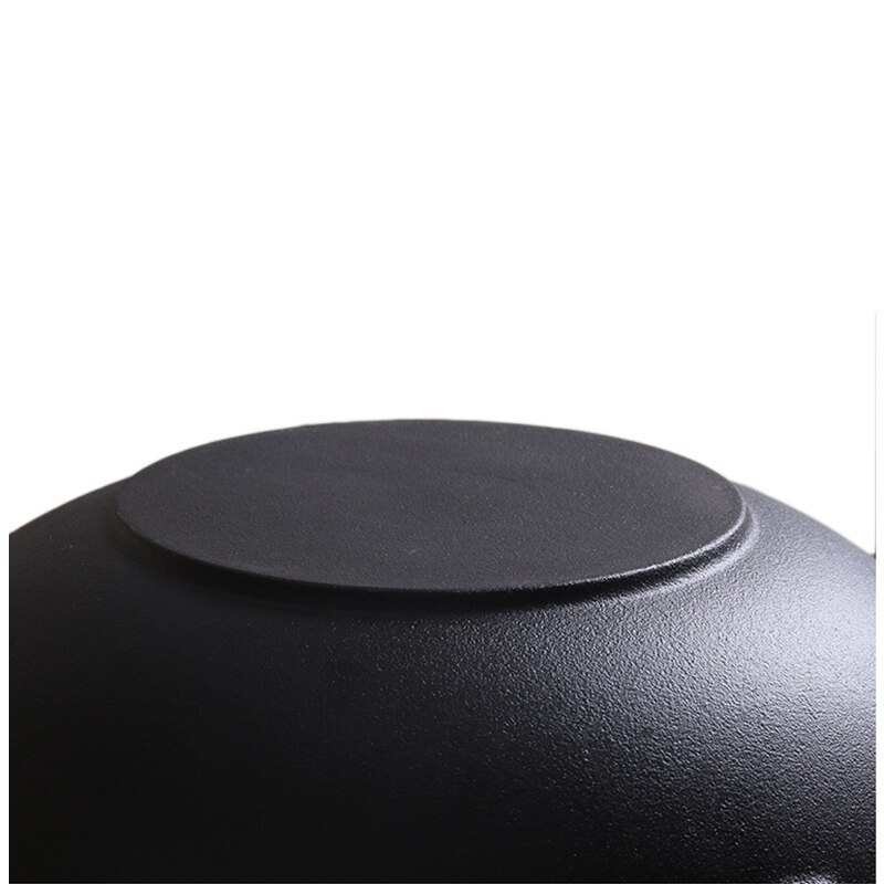 36cm Flat Bottom Cast Iron Pan Old-fashioned Cast Iron Wok