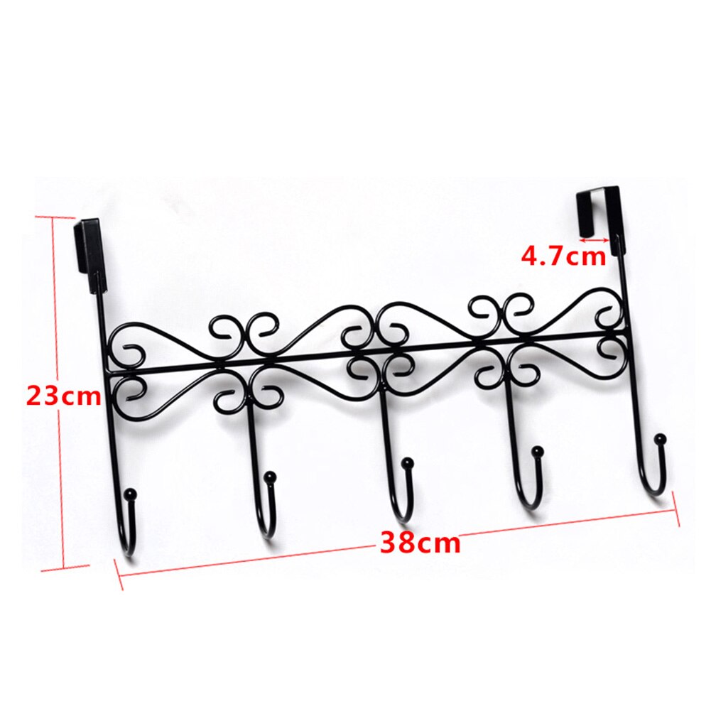Colgador de ganchos para puerta de cocina, perchero