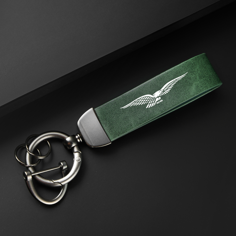 LLavero de cuero de para motocicleta, llavero para Moto Guzzi BREVA 750 V7 Breva 850 1100 1200 GRISO BREVA 1100: Verde militar