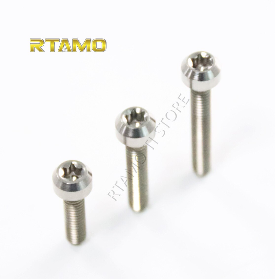 Titanium Bolts M4X15/20/25mm Torx Head Cap Stigma Screws for Car,Bicycle and Motorcycle Parts: Silver / M4X25