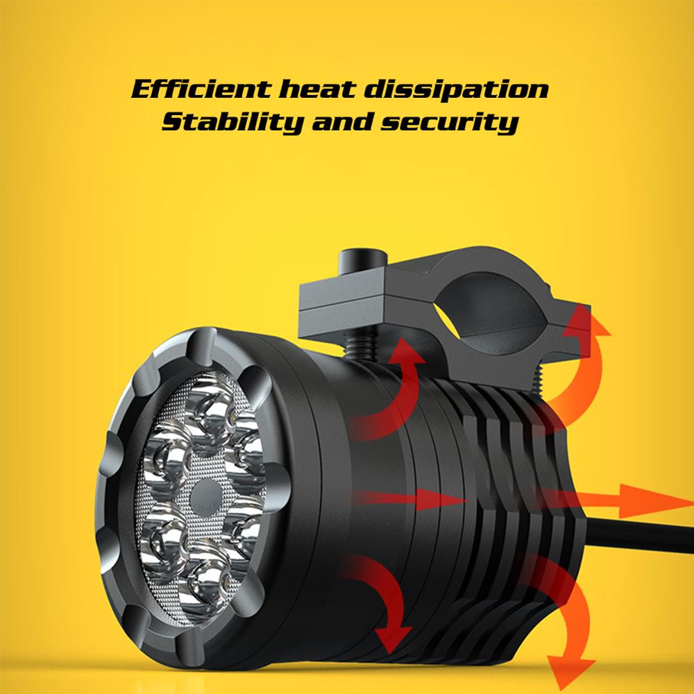 Motorrad LED Scheinwerfer Scheinwerfer LED Hilfs Nebel Licht Assemblie Fahren Lampe für BMW Honda Kawasaki Cafe Rennfahrer Yamaha