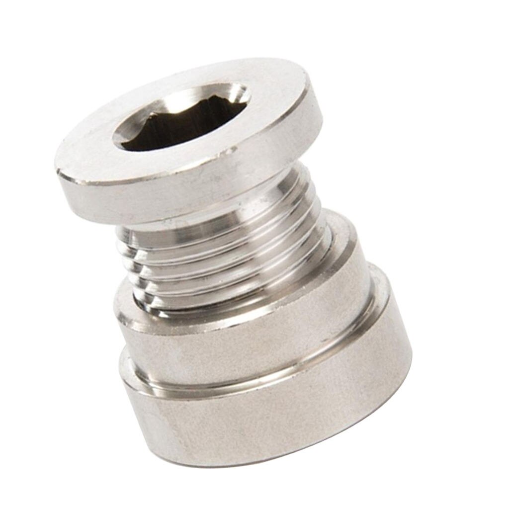 Stainless Steel O2 Oxygen Sensor Plug And Bung Kit M18x1.5mm Hex Cap