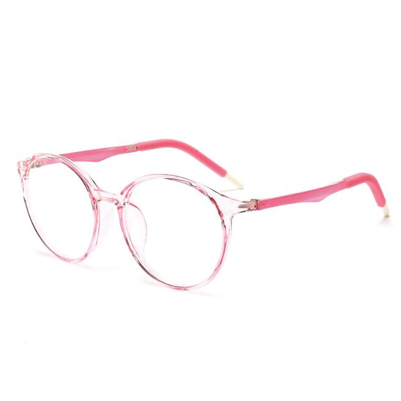 Ggovo Kinderen Anti Blauwe Glazen Meisje Computer Blauw Licht Eyewear Meisje Platte Spiegel Oculos De Sol kid Bril: pink