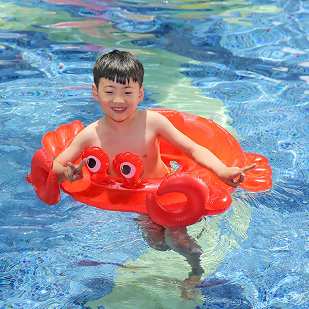 Baby Water Cartoon Krab Zwemmen Ring Opblaasbaar Zwembad Float Training Tool Kinderen Water Zwemmen Cirkel