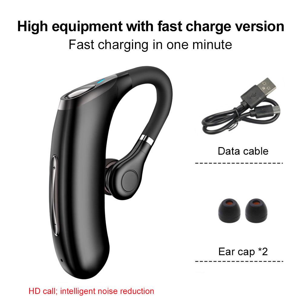 Draadloze oordopjes  m50 slimme bluetooth oordopjes oorhaak lange standby sport oordopjes handsfree volumeregeling