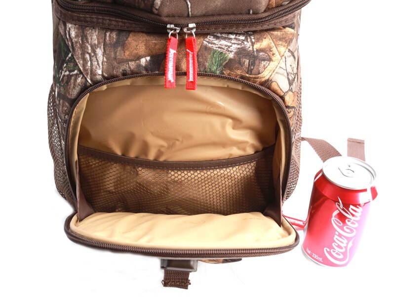 Mochila de pícnic de 12L, bolso de refrigeración para mantenimiento fresco, equipo de acampada, aventura al aire libre americana, gruesa, 5mm, aislante e impermeable