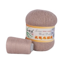 Morbida Lana di Visone sentiero E Filati A Mano a maglia di Lusso Lungo-di lana Cachemire Lavorato A Maglia uncinetto sentiero E Filati per L'autunno