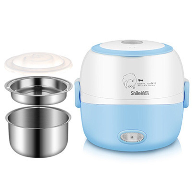 Rice Cooker Thermal Heating Electric Lunch Box Portable Food Steamer Cooking Container Meal Lunchbox Warmer