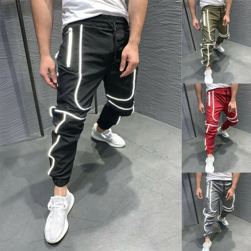 Herren Gym Fitness Hosen Hosen Trainingsanzug Casual Joggers Dünne Sport Böden