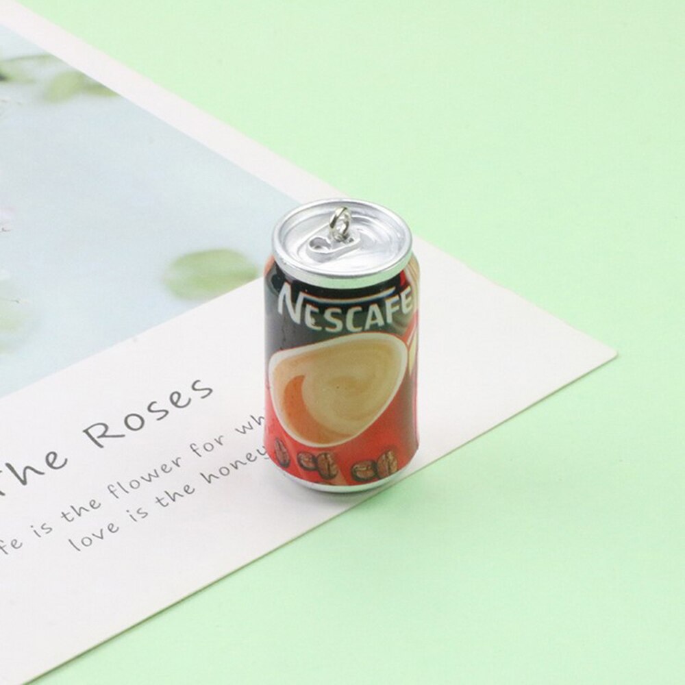 Yamily 6Pcs/24*44Mm Hars Simulatie Cocktail Fles Charms Drankblikjes Hanger Voor Oorbel Sleutelhanger Diy sieraden Maken: 8