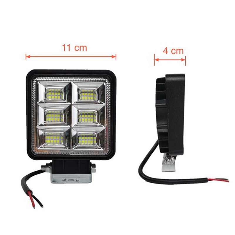 4 Inch 24LED 72W Off-Road Vehicle Spotlight Car Front Bumper Light Inspection Light Work Light Driving Light